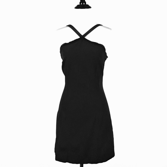 Cache Dresses & Skirts - Caché Vintage Dark Brown Bodycon Party Dress Small